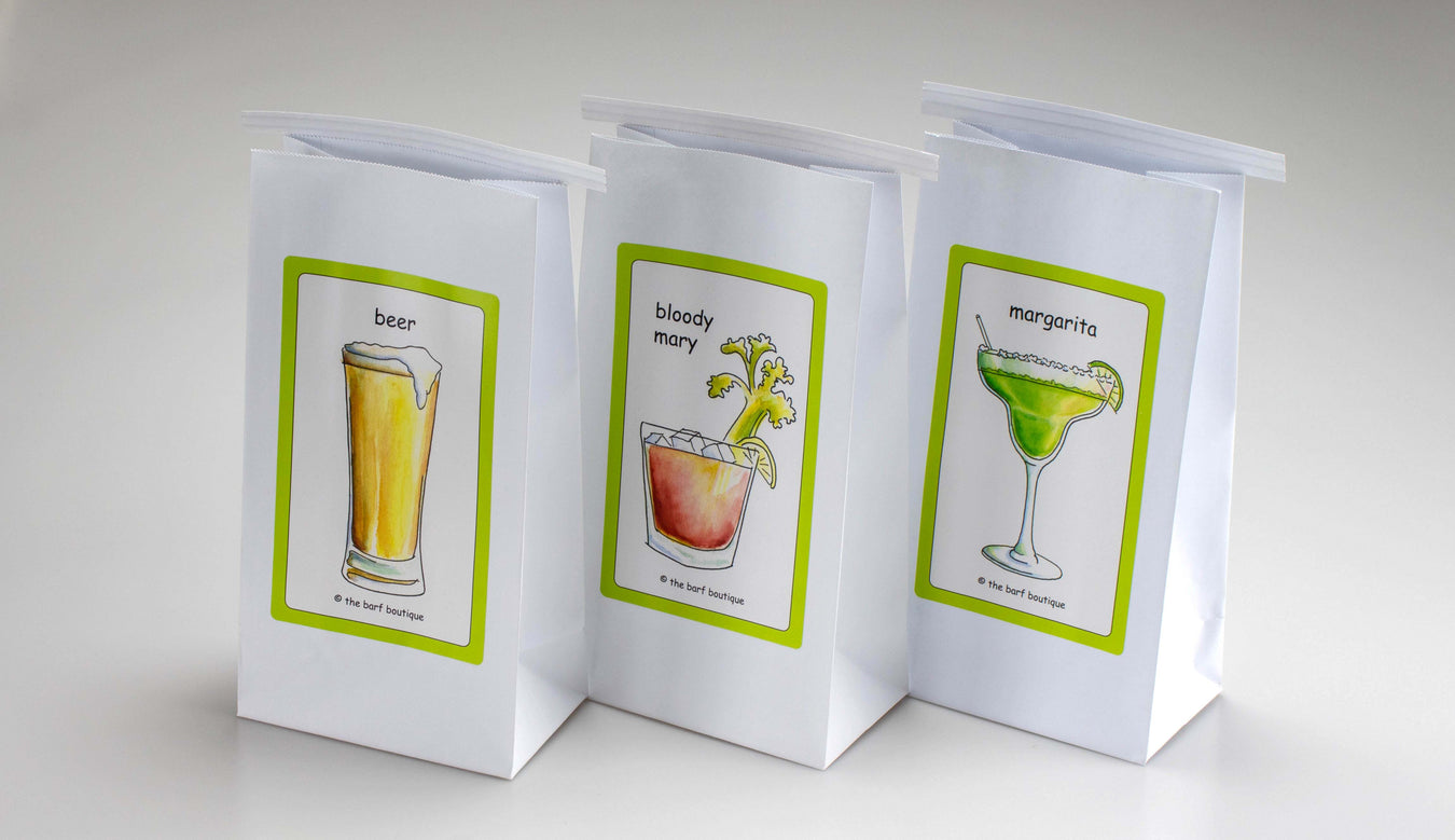 happy hour vomit bags by the barf boutique