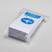 bulk pack of 25 airsickness vomit barf bags with a blue airplane logo on front