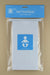 5 pack of morning sickness vomit puke bags with a blue and white baby logo by The Barf Boutique