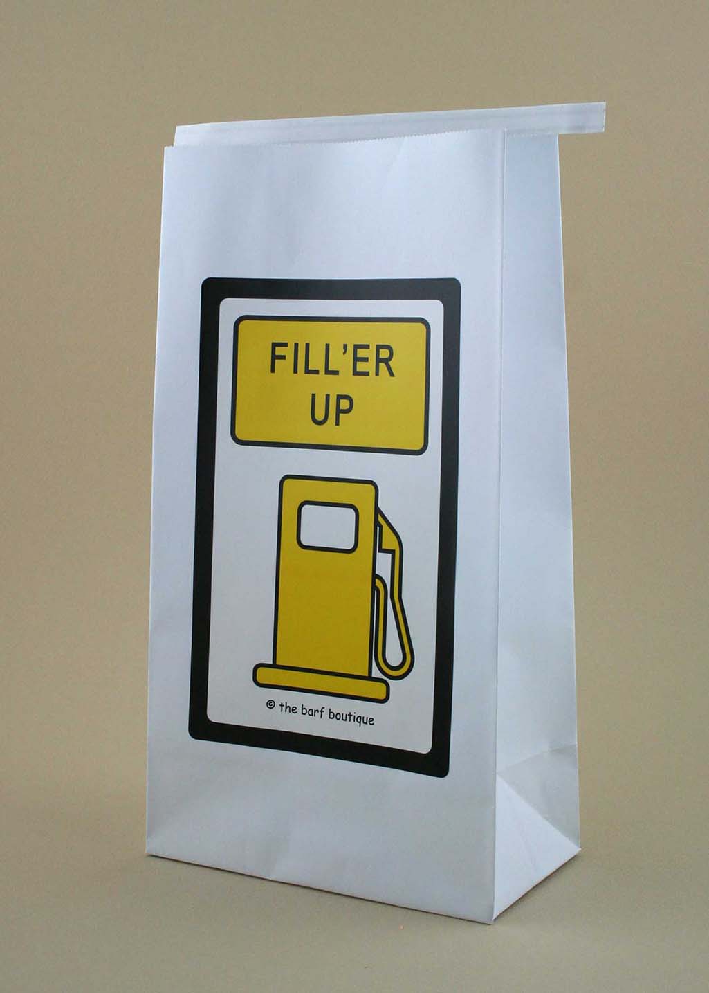 Barf Signs Road Signs Barf Bags | Funny Car Sickness Bags — www.barfboutique.com