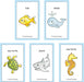 variety pack of kid's sea sickness vomit bags with assorted sea creatures by The Barf Boutique