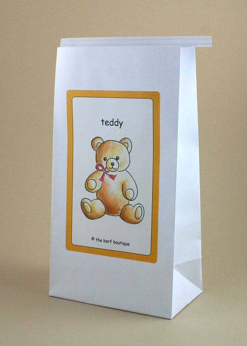 kid's vomit barf bag with a picture of a teddy bear by The Barf Boutique
