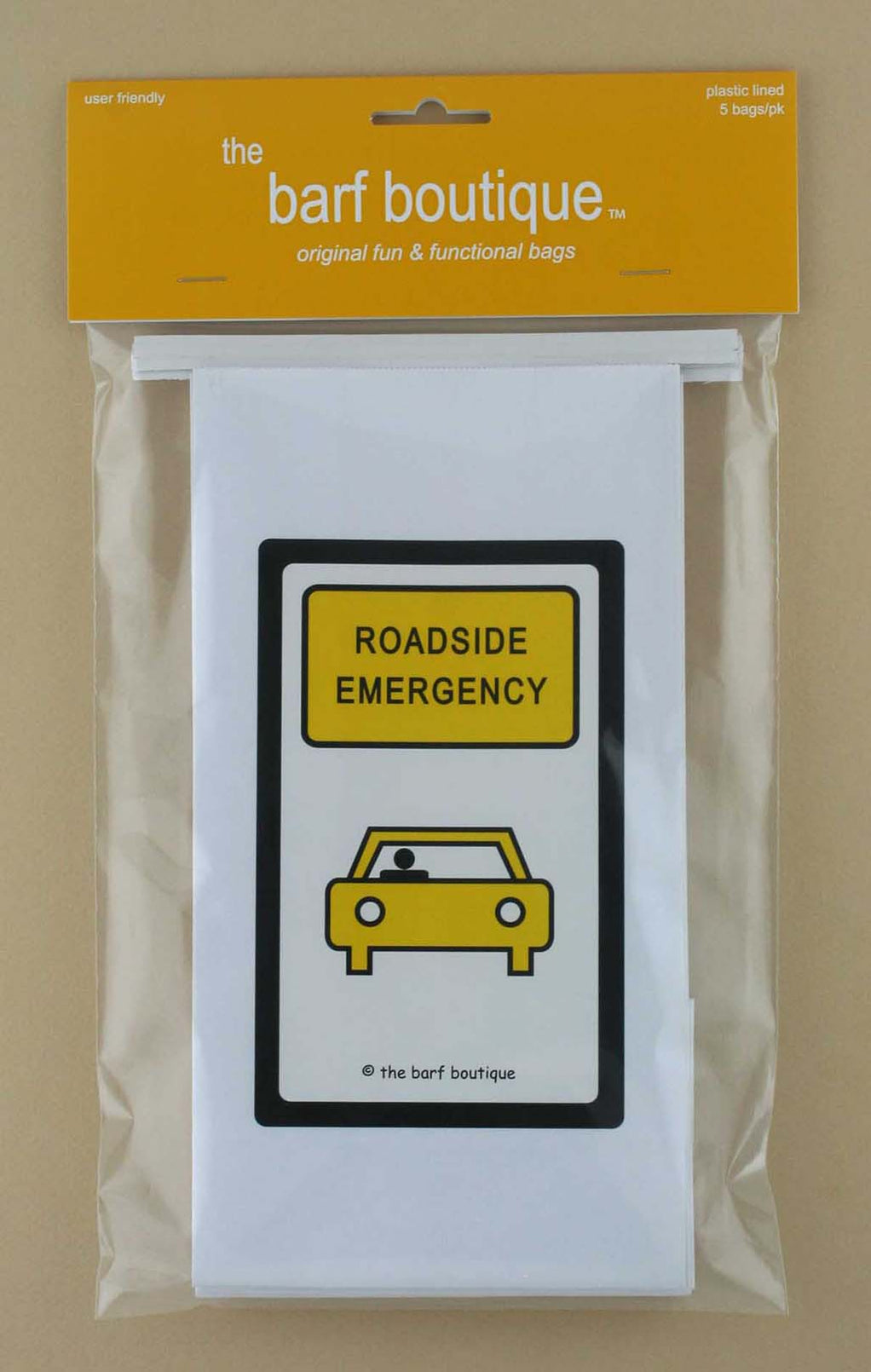 Barf Signs Road Signs Barf Bags | Funny Car Sickness Bags — www.barfboutique.com