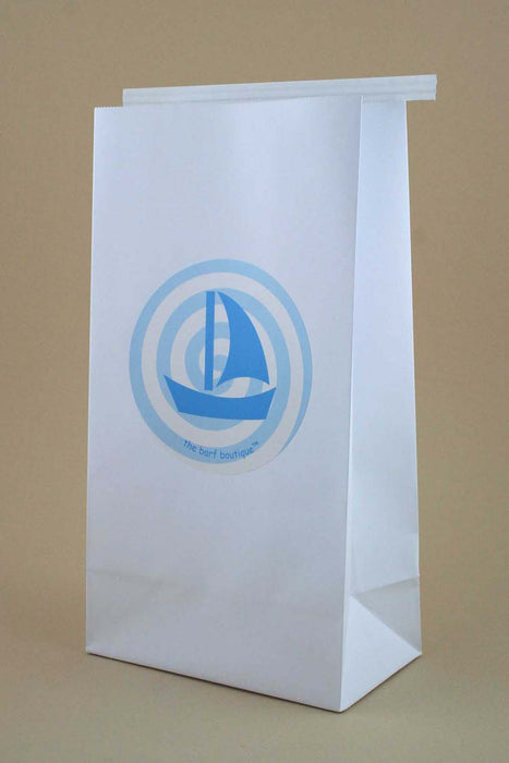 sea sickness vomit bag with vertigo boat design by The Barf Boutique